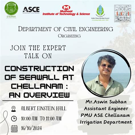 CONSTRUCTION OF SEAWALL AT CHELLANAM: AN OVERVIEW - Muthoot Institute ...