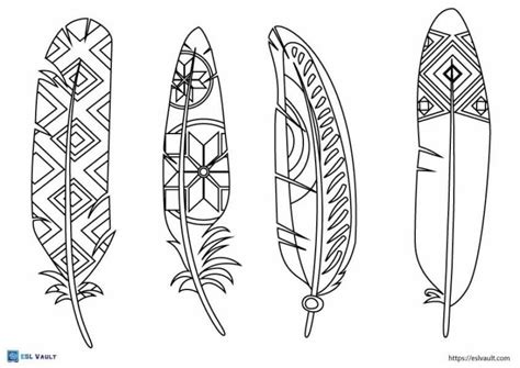 81 Free printable feather templates (PDF) - ESL Vault