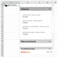 Image result for Linked Data Types Excel