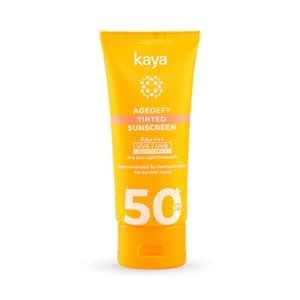 Kaya AgeDefy Tinted Sunscreen SPF 50 | Anti-Aging Moisturizer - Broad ...