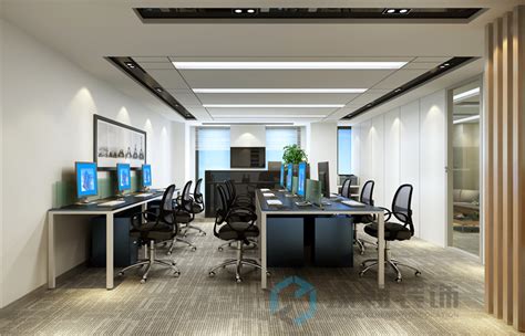 700平讯腾公司办公室装修设计案例-办公室装修设计-臻翰装饰