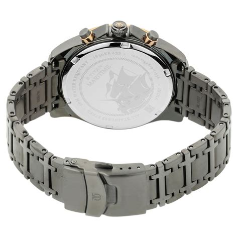 Buy Online Titan Maritime Anthracite Chronograph Stainless Steel Strap ...