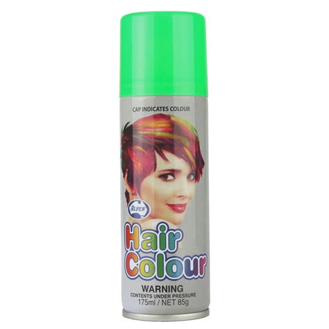 Green Coloured Hair Spray - Discount Party Supplies