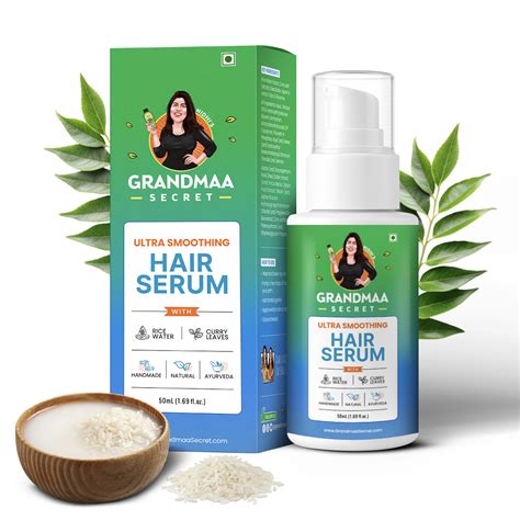 Best Hair Serum for Women & Men - Natural Serum for Dry & Frizzy Hair ...