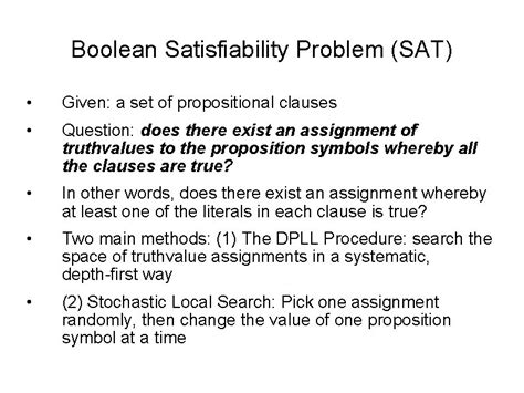 Image result for Boolean satisfiability problem SAT Solvers