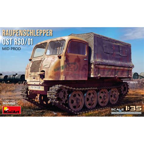 Miniart Models - Tanque Raupenschlepper Ost RSO/01, Escala 1:35, Ref ...