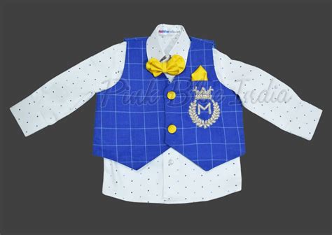 Baby Boy Waistcoat 1st Birthday Party Outfit Online