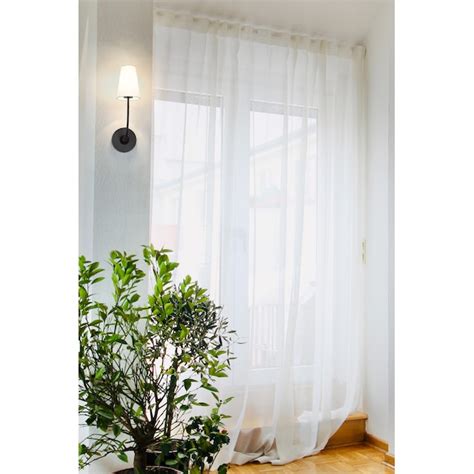 Z-Lite Shannon 5.25-in W 1-Light Matte Black Transitional Led ...
