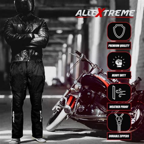 ALLEXTREME Motorcycle Riding Pants | Impact Protection Mesh-Fabric ...