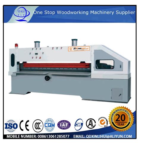 China Hydraulic Pressure Veneer Clipper/ Wood Skin Slicing Machine Wood ...