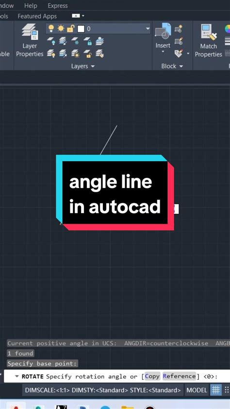 Image result for AutoCAD Angle Between Two Lines