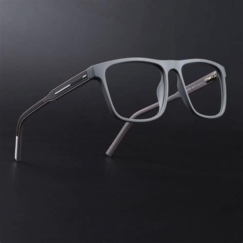 Eyejack Rush Grey Square Eyeglasses for Men & Women (1006FCL1457-C11 ...