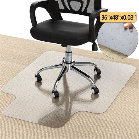 Office Chair Mat for Carpet, 36” x 48” Carpet Protector Mat, Sturdy ...