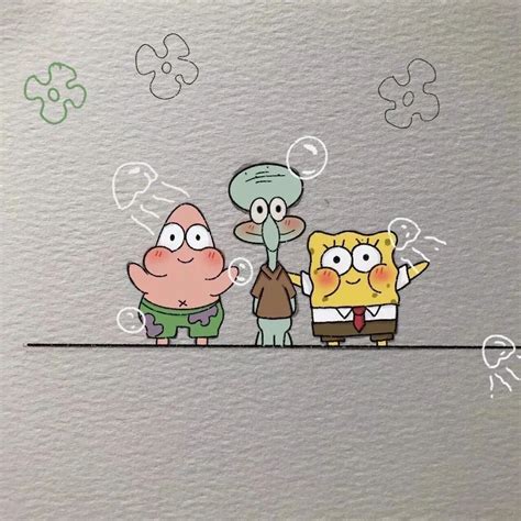 SpongeBob SquarePants Patrick Art 🎨 in 2023 | Easy doodles drawings ...