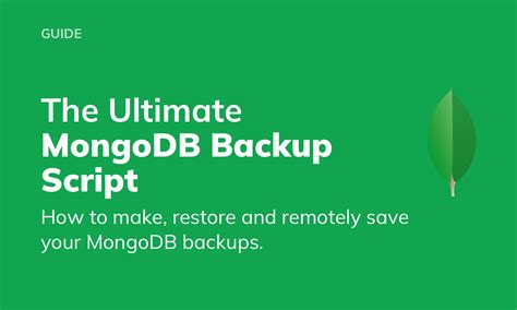 Image result for MongoDB Backup in JavaScript