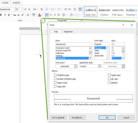 Image result for Tabs Dialog Box Word