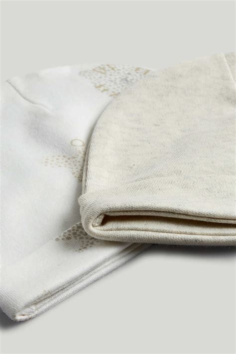 Mothercare Unisex Soft Jungle Hats - Pack of 2 - Multi