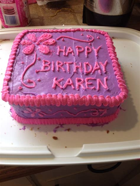 happy birthday karen cake images | Birthday Star