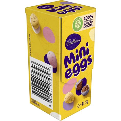 Cadbury Mini Eggs Easter Chocolate Eggs 41.5g | Woolworths