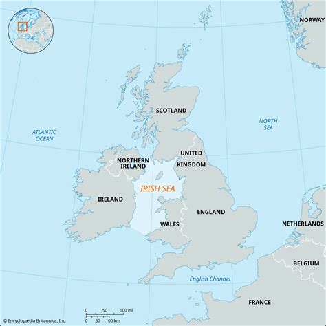 Irish Sea Map