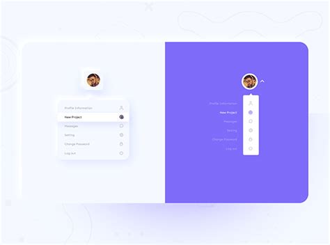 Drop down menu Design - Freebie on Behance