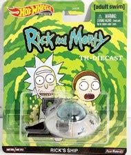 Buy Hot Wheels Premium 2021 RICKS SHIP Morty Adult Swim Real Riders ...
