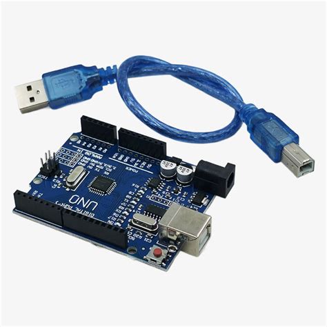 Uno R3 CH340G ATmega328p Development Board with USB Type-B Cable - Com ...