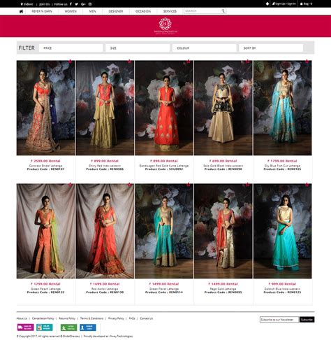 BridalDresses - Web Design Development Company, ERP Software ...