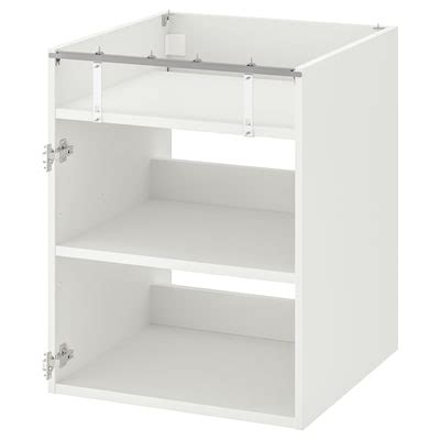 ENHET base cabinet for hob, white, 60x60x75 cm (24x24x30") - IKEA