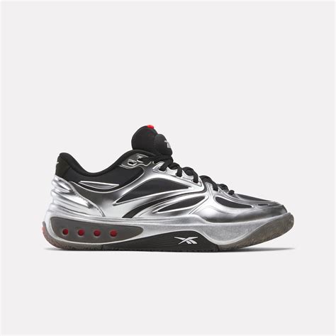 Reebok Footwear Men Engine A Basketball Shoes BLACK/SILVER/WHITE ...