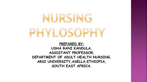 Nursing phylosophy and concept | PPT