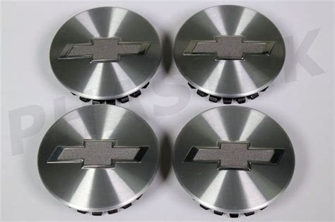 Chevrolet Satin Black Wheel Center Caps w/Bowtie Logo, Set of 4 :: 2016-2023 Camaro