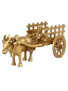 Odishabazaar Bull Cart Riding Statue : Amazon.in: Home & Kitchen