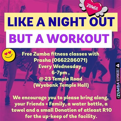Zumba Fitness /Dance Classes. , 23 Temple Road, Kloof, Wyebank Temple ...
