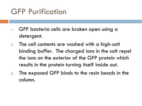 Image result for Purifying GFP Using Column Chromatography