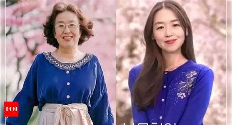 AI transforms actress Na Moon Hee's looks from 83 to 23 years old ...
