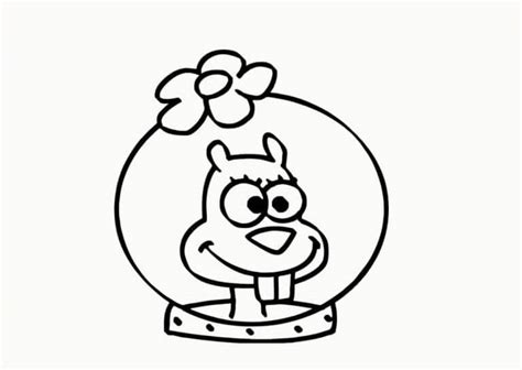 Image result for Sandy Cheeks Outline