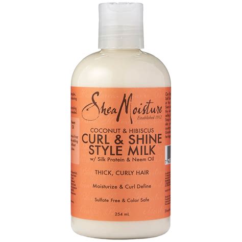 SHEA MOISTURE COCONUT & HIBISCUS CURL & STYLE MILK 254ML – Angelsafro ...