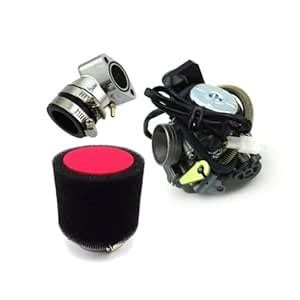 TC-Motor Raing PD24 Carburetor Carb Manifold Intake Pipe Air Filter For ...