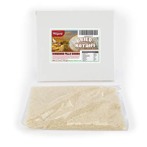 Kataifi Shredded Fillo Dough BDF32 5.3 Oz (150 Kadayif Knafeh Pistachio ...