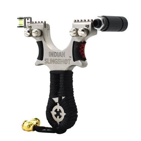 Indian Bulls Eye Stainless Steel Slingshot for Target Shooting – INDIAN ...