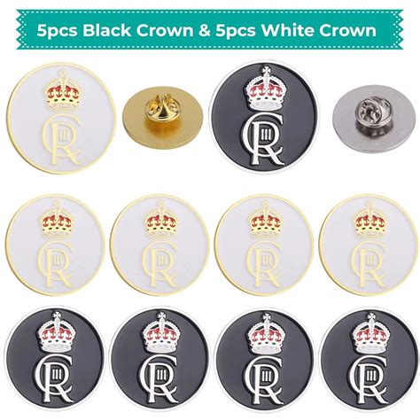 King Charles Iii Coronation Souvenir Badge 10pcs Set India | Ubuy