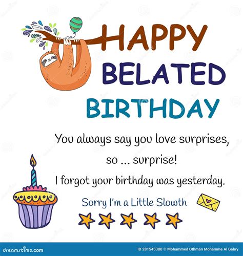 Happy Belated Birthday, Late Birthday, Funny, Birthday, Belated, Late ...