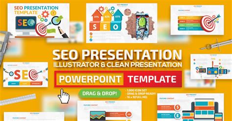 SEO PowerPoint Template - PresentationDeck.com