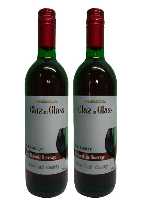 Claz in Glass Red WINE Pinot Non-Alcoholic Aged Red Wine | No Added ...