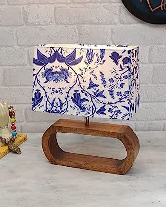 Buy Homesake® Wood Table Lamp French Country Rustic Bedside Desk ...