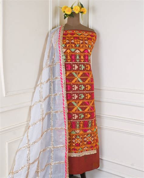 Khaddar Brown Unstitched Suit – CHAWLA SILK STORE