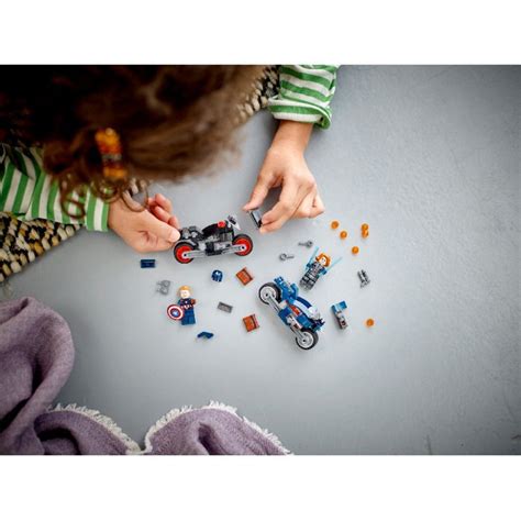 LEGO 76260 Marvel Black Widow & Captain America Motorcycles — Toycra