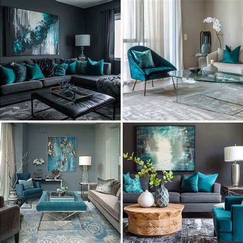 19 Gray And Teal Living Room Ideas For Different Styles | Teal living ...