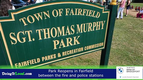 Fairfield Reopens Park - DoingItLocal